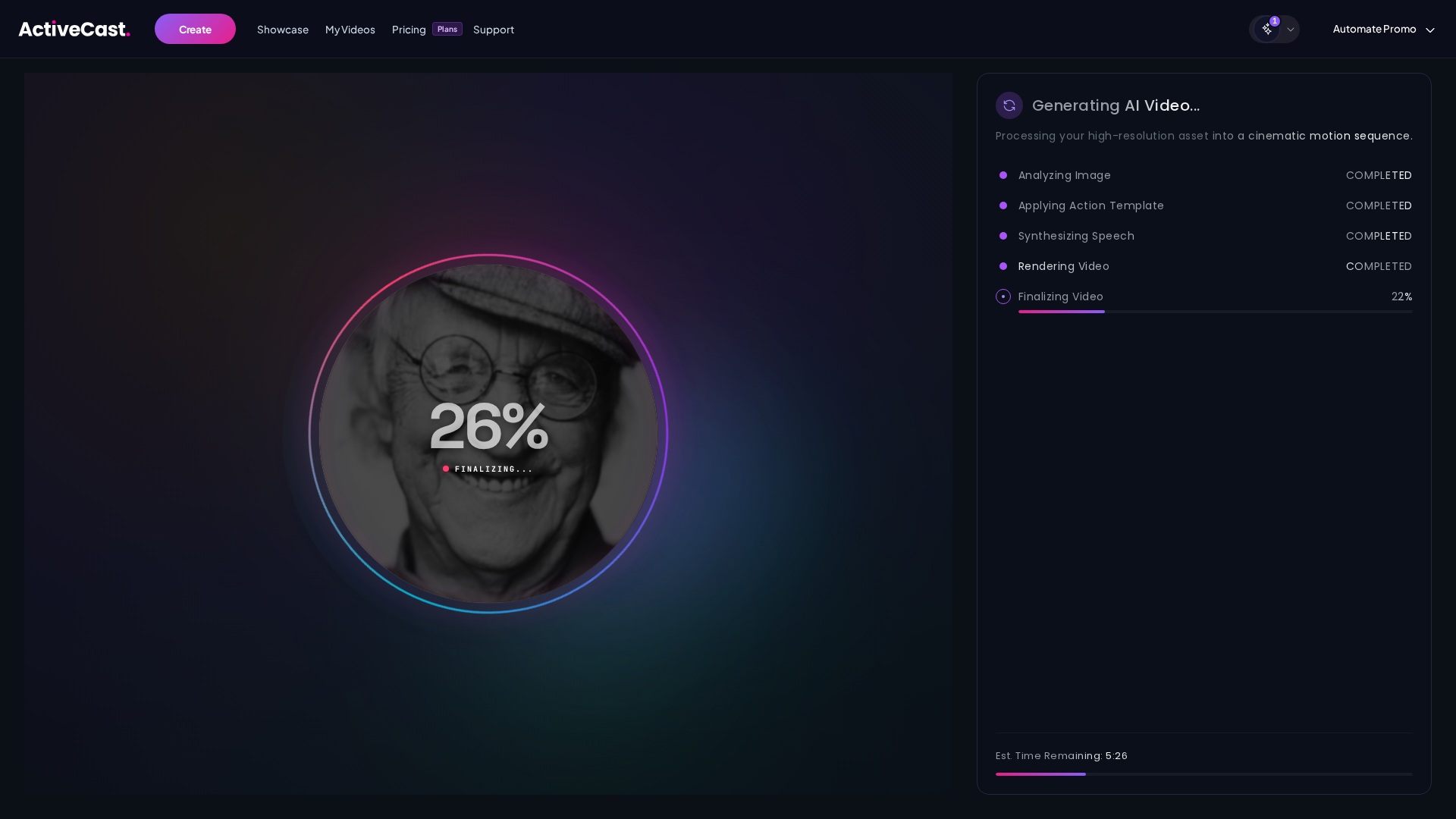 Test failure screenshot